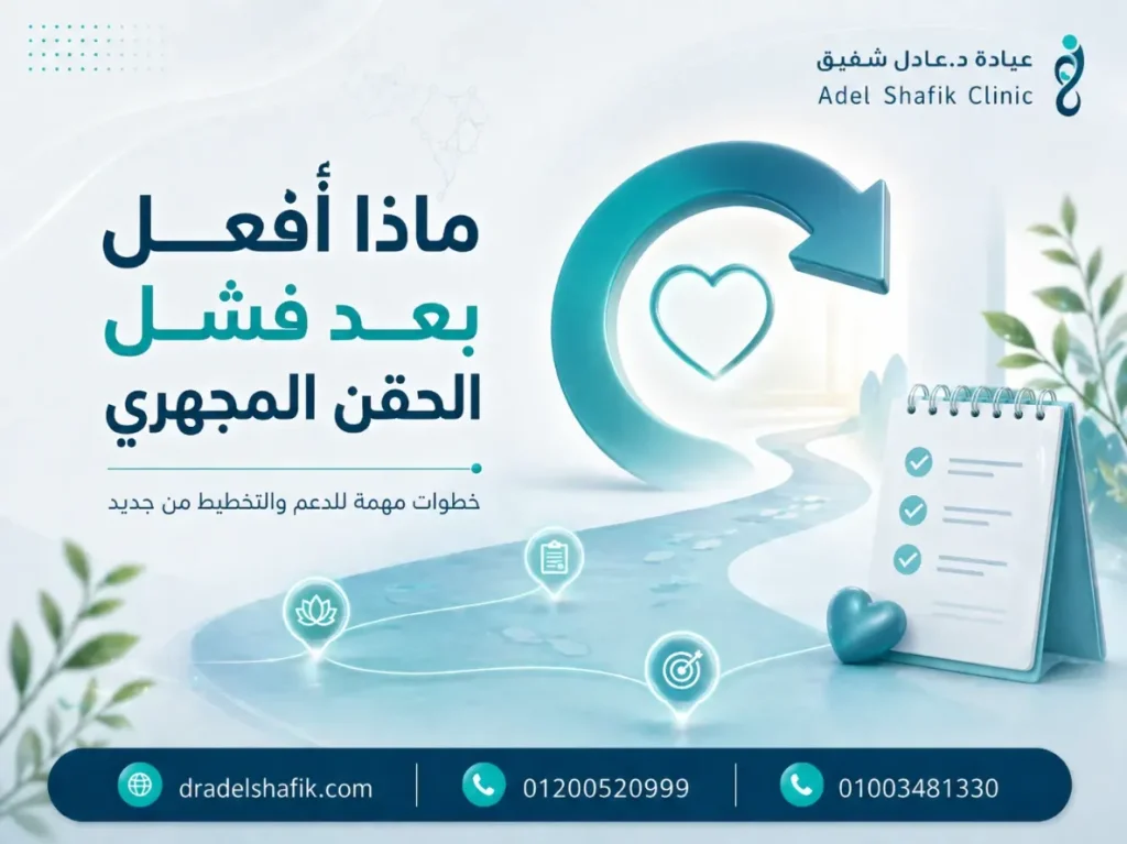 ماذا أفعل بعد فشل الحقن المجهري؟|الخطوات التاليه وفرص النجاح 