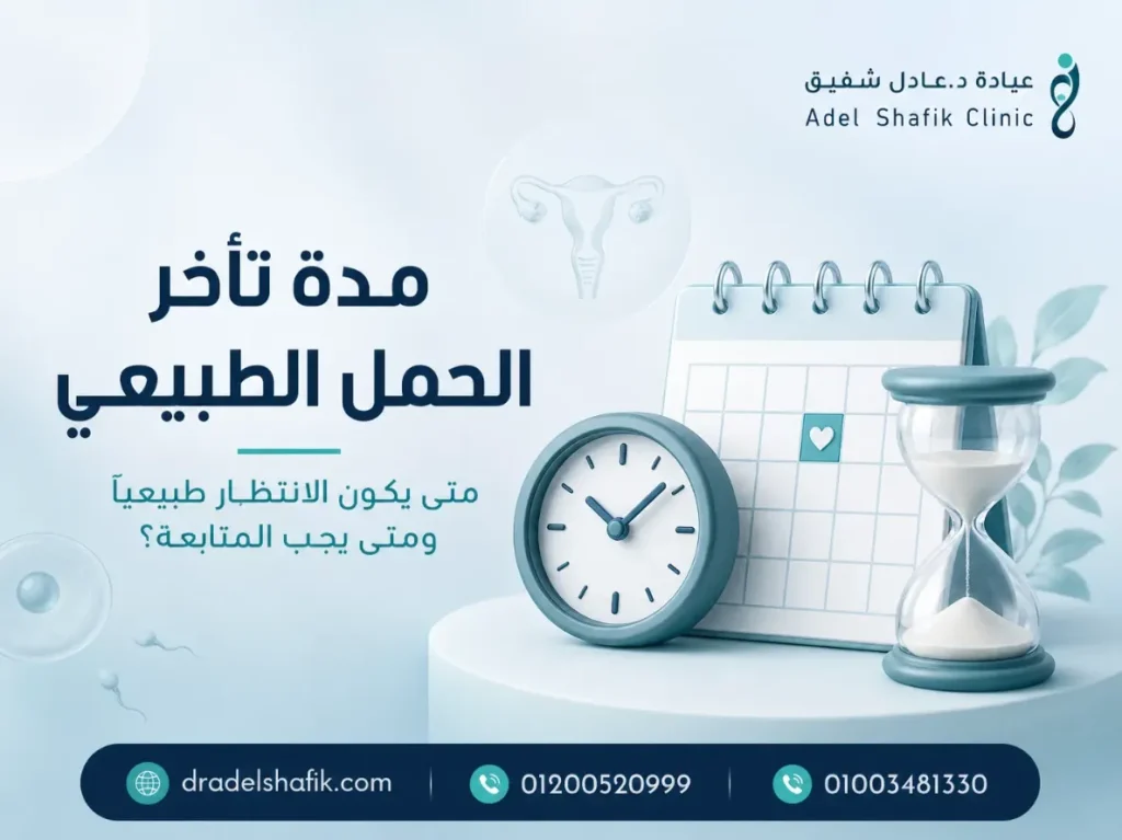 ماهي مدة تأخر الحمل الطبيعي