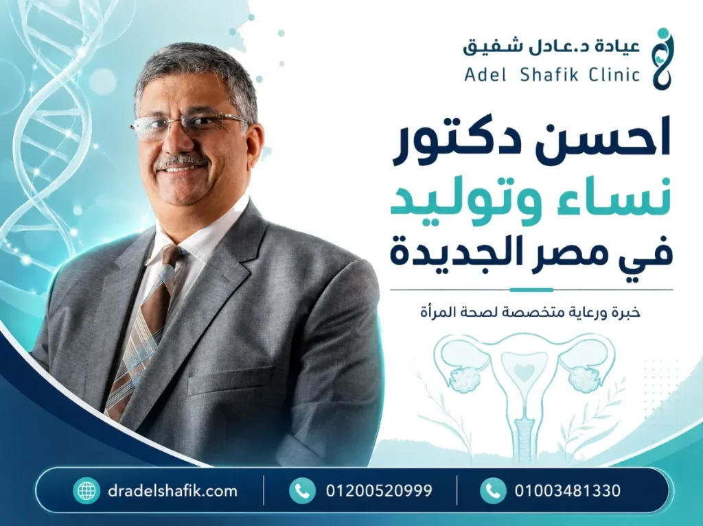 احسن دكتور نساء وتوليد في مصر الجديدة : دكتور عادل شفيق
