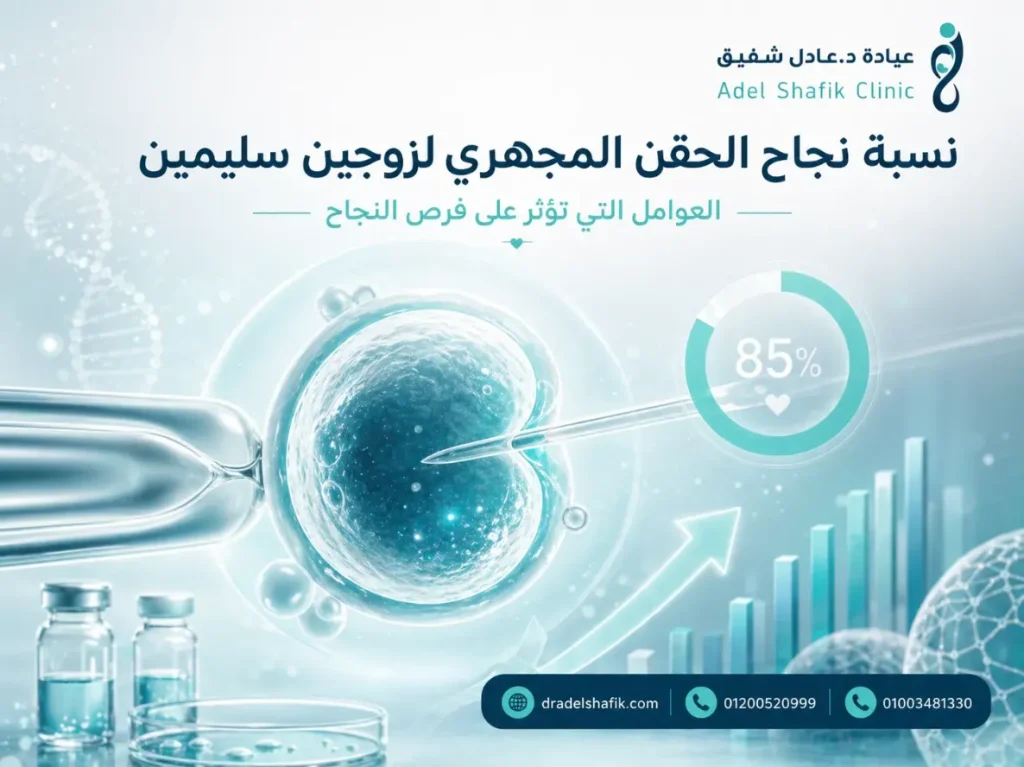 نسبة نجاح الحقن المجهري لزوجين سليمين 2026 الدليل الكامل 11عامل نجاح