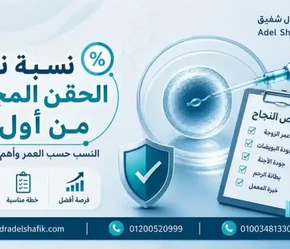 نسبة نجاح عملية الحقن لمجهري من اول مرة